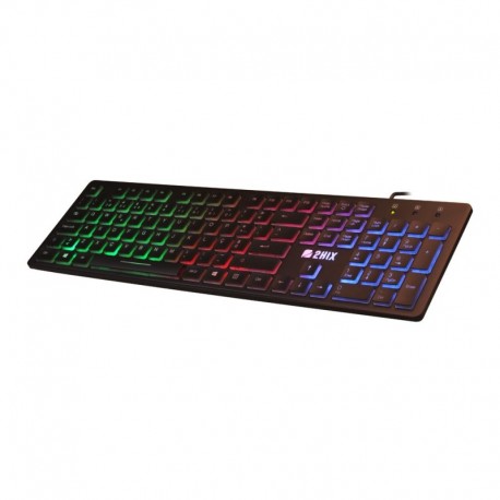 Teclado 2HIX KI101 Retro-Iluminado RGB Usb 2.0 - 6801262100545