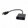 Adaptador Gembird HDMI Para VGA . Single Port Com Som - 8716309089784