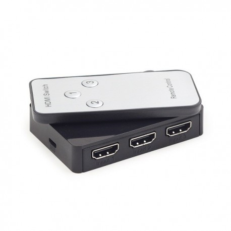 Gembird Interface Conversor HDMI Mini Switch 3 Portas com Comando - 8716309085717