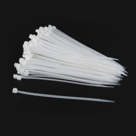 Braçadeiras Gembird Nylon, 150 x 2,5 mm, Branco, Pack 100 Unidade(s) - 8716309033121