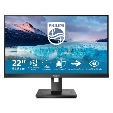 Monitor Philips IPS 22" Fhd Vga DVI HDMI DP Ajustavel E Com Colunas - 8712581767259