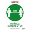 Avery Covid A4 - Manter distância de 1 mt - 8007827200608