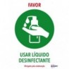 Avery Covid A4 - Usar líquido desinfectante - 8007827200592