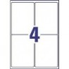 Avery L7169-100 Etiquetas 4/folha - 5014702980695