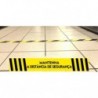 Avery Covid Rectangular Label Distância Segur, Yellow - 8007827200868