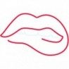 Candy Shock Led Sign 40 Biting Lips Red/cold White - 8055002392976