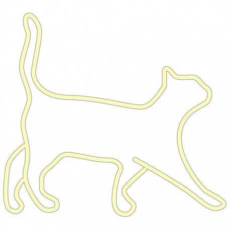 Candy Shock Led Sign 40 Cat Warm White - 8055002392136