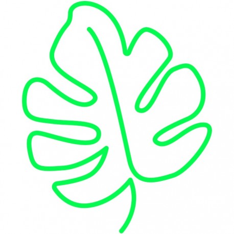 Candy Shock Led Sign 40 Leaf Green - 8055002392433