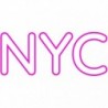 Candy Shock Led Sign 40 NYC Pink - 8055002392143