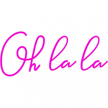 Candy Shock Led Sign 40 Oh La La Pink - 8055002392341