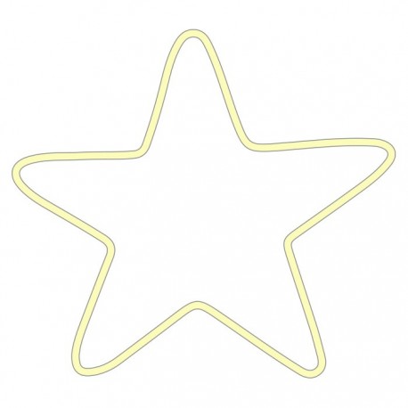 Candy Shock Led Sign 40 Star Warm White - 8055002392945