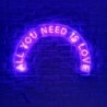 Candy Shock Led Sign 80 All You Need is Love Purple - 8055002391856