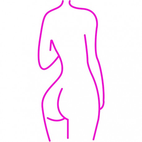 Candy Shock Led Sign 80 Back Pink - 8055002392365