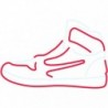 Candy Shock Led Sign 80 Big Shoe Red/cold White - 8055002392235