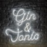 Candy Shock Led Sign 80 Gin & Tonic Cold White - 8055002392181