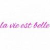 Candy Shock Led Sign 80 La Vie est Belle Pink - 8055002391962