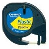 DYMO Fita LetraTAG Plástico 12mm Preto/Verde - 5411313912143