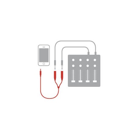 IK Multimedia Cabo iLine Mono Output Splitter - 8025813455030