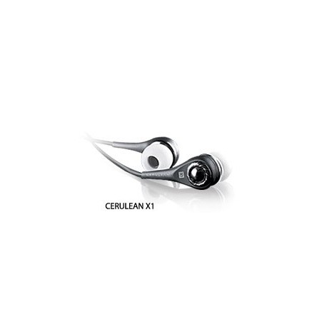 iSkin Earphones Cerulean X1 Onyx - 0839849005132