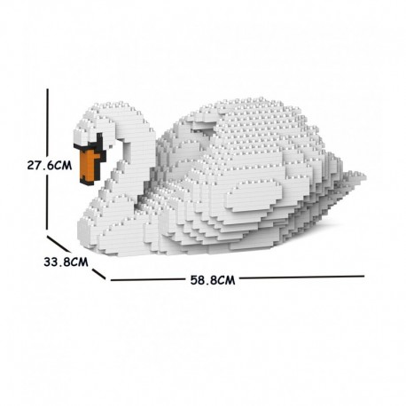 Jekca Birds 1170x Swan 01C - 4895226503376