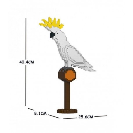 Jekca Parrots 680x Sulphur-Crested Cockatoo 01S - 4897039890292