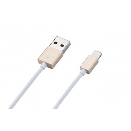 Just Mobile AluCable LED USB-Lightning Gold - 4712176187398