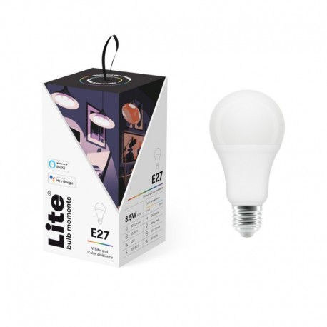 Litebulb Lâmpada Inteligente E27, 9W, 800 lm, 2700-6500 K, Vidro Fosco - 5714948000002