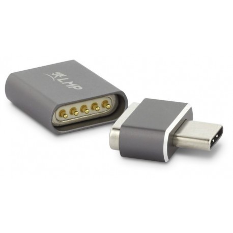 LMP Magnetic Safety Adapter USB-C Space Grey - 7640113432751
