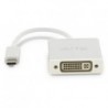 LMP USB-C to DVI Adapter Silver - 7640113431884