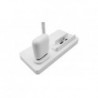 Macally Stand 3in1 Apple Watch/iPhone/AirPods White - 8720143040498