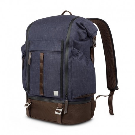 Moshi Captus Rolltop Backpack Denim Blue - 4713057256929