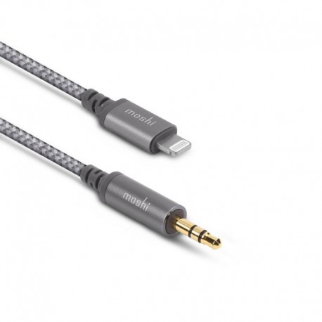 Moshi Integra AUX to Lightning Cable Titanium Grey - 4713057258480