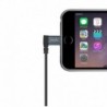 Moshi Lightning to USB Cable with 90° connector Black - 4712052319868