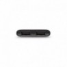 Moshi USB-C to Dual USB-A Adapter Titanium Grey, HUB Adaptador USB-C com Duas Portas USB 3.1 - 4713057252884