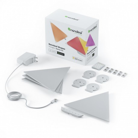 Nanoleaf Shapes Triangles Kit Starter + 4 Panels - 0840102701760