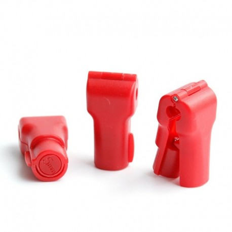 Optiguard Magnetic Lock for Hook Red - 100 Pack