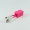 Philo Keychain Lightning Cable 20cm Pink - 8055002391160