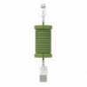 Philo Spool Lightning Cable 1m Military Green - 8055002391009