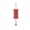 Philo Spool Lightning Cable 1m Red - 8055002390989