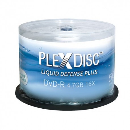 PlexDisc DVD-R liquid defense plus Spindle 50x