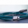 PlusUs LifeStar Lightning-USB 1m - Cross Turquoise - 4897057270236