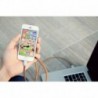 PlusUs LifeStar Lightning-USB 1m - Vintage Tan - 4897057270199
