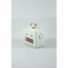 qushini Bluetooth Robot Speaker White, Coluna Portátil, Bluetooth, Forma Robot, USB, Bateria, Branco - 8055002396967