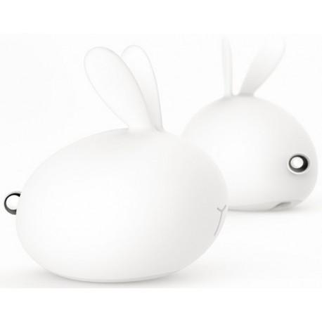 qushini LED Lamp Rabbit, Candeeiro LED Forma Coelho, 7 Cores Diferentes, Bateria, USB - 8055002396943