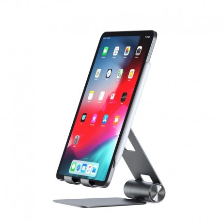 Satechi R1 Alum Hinge Holder Foldable Stand Space Grey, Stand Alumínio para Tablets / Smartphones - 0879961006839