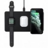 Satechi Trio Wireless Charging Pad, Carregador Wireless Qi Triplo, Sem Fios, Watch, Airpod, Qi, Smartphone, USB-C, USB - 0879961008550