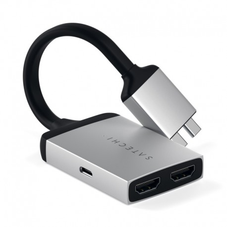 Satechi Type-C Dual HDMI Adapter Silver - 0879961008345