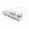 Satechi USB-C Clamp Hub for 24'' iMac Silver - 0810086360116