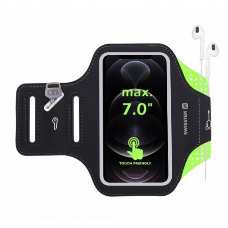 Swissten Armband Case 7'' Black - 8595217476073