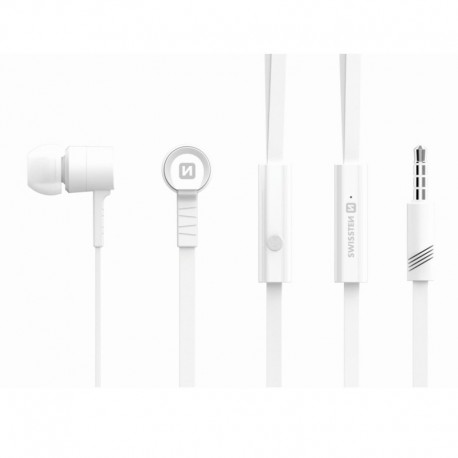 Swissten Earbuds Rainbow YS-D2 White - 8595217496798